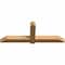 Ekena Millwork Eugene Smooth Timber Gable Bracket, Western Red Cedar, 72"W x 27"H x 5 1/2"D x 5 1/2"F, 9/12 Pitch GBW072X27X0606EUG00SWR - alternate 3